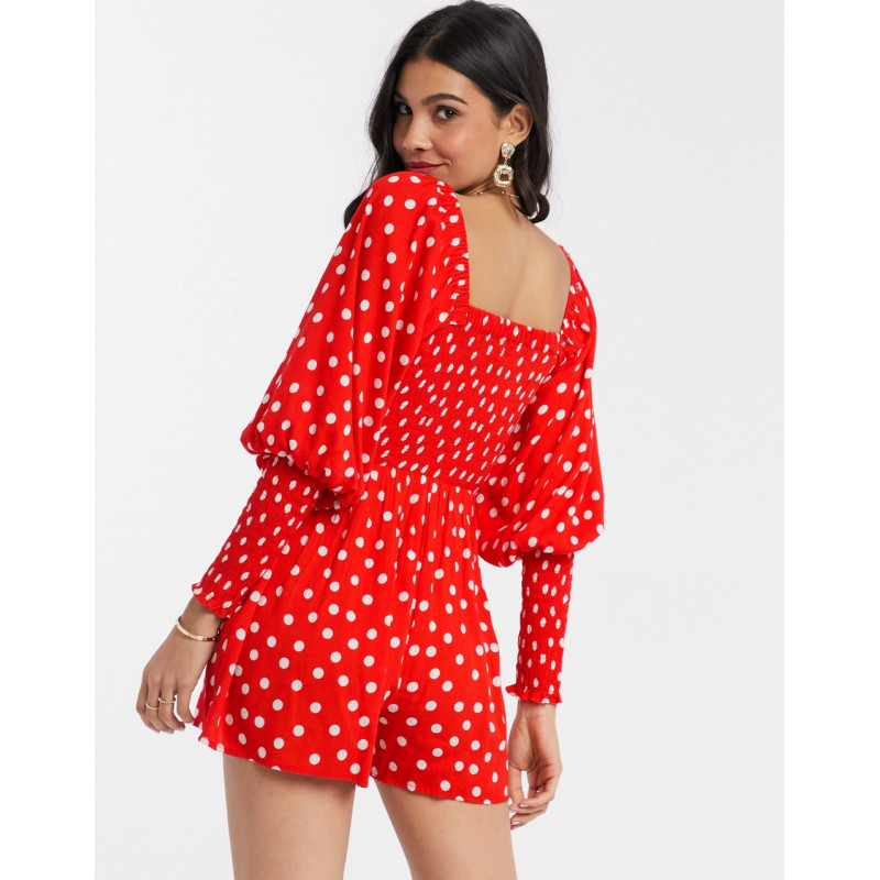 ASOS DESIGN playsuit with...