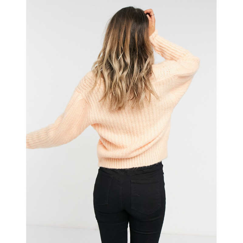 Topshop cardigan in apricot