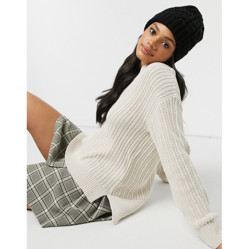 Pimkie thick cable knit v...