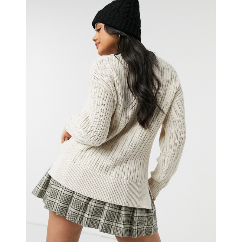 Pimkie thick cable knit v...