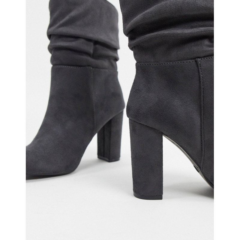 Lipsy faux suede slouch boots