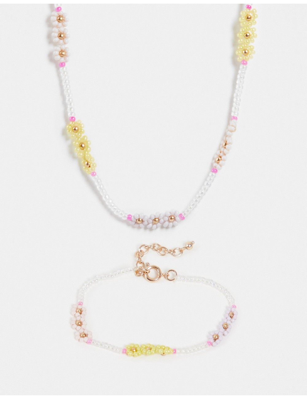 ASOS DESIGN necklace and...