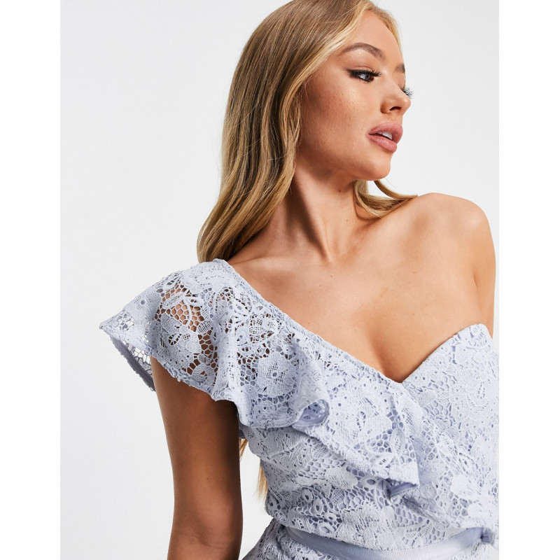 Lipsy one shoulder lace...
