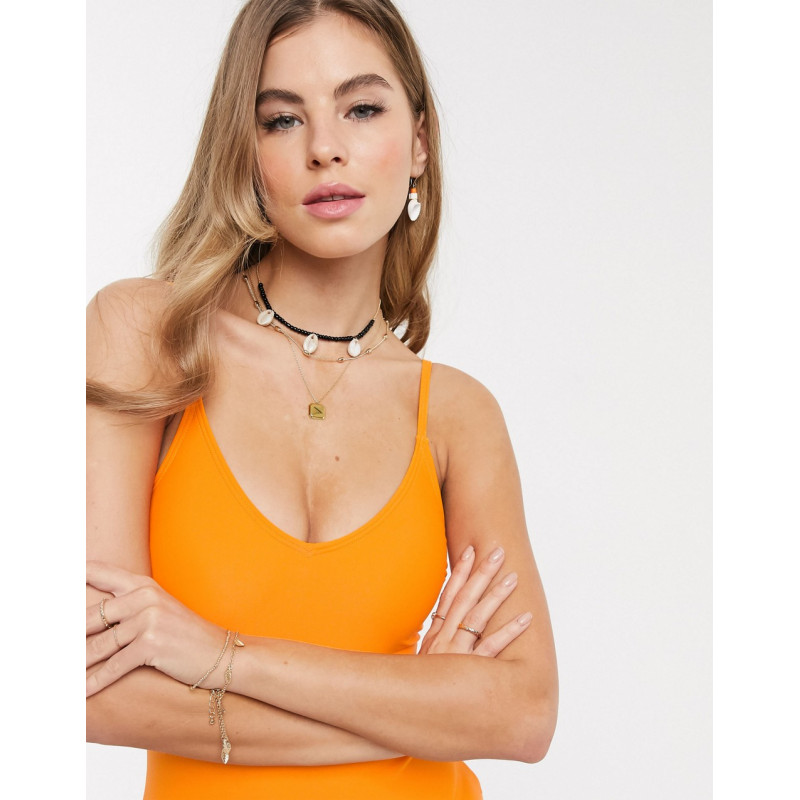 New Look swimsuit in orange