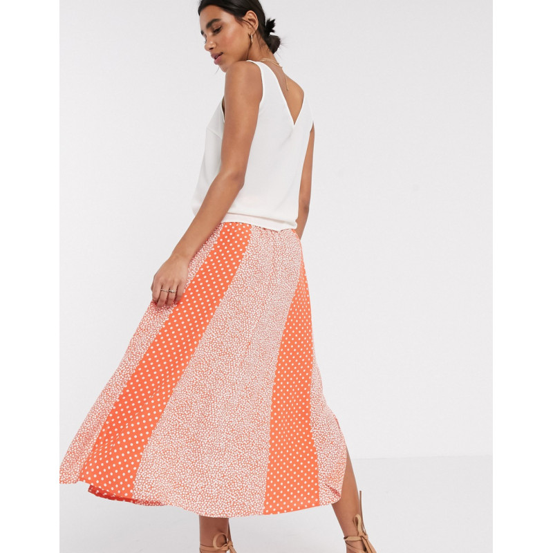 Y.A.S midi skirt with...