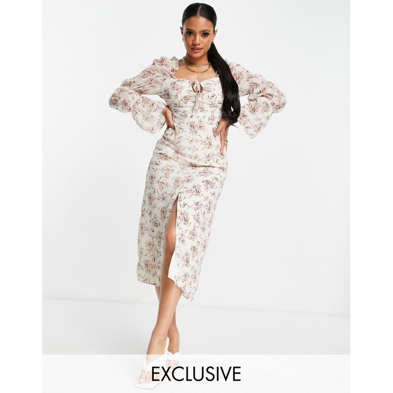 Missguided maxi dress with...