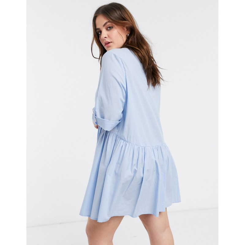 Only Curve chambray smock...