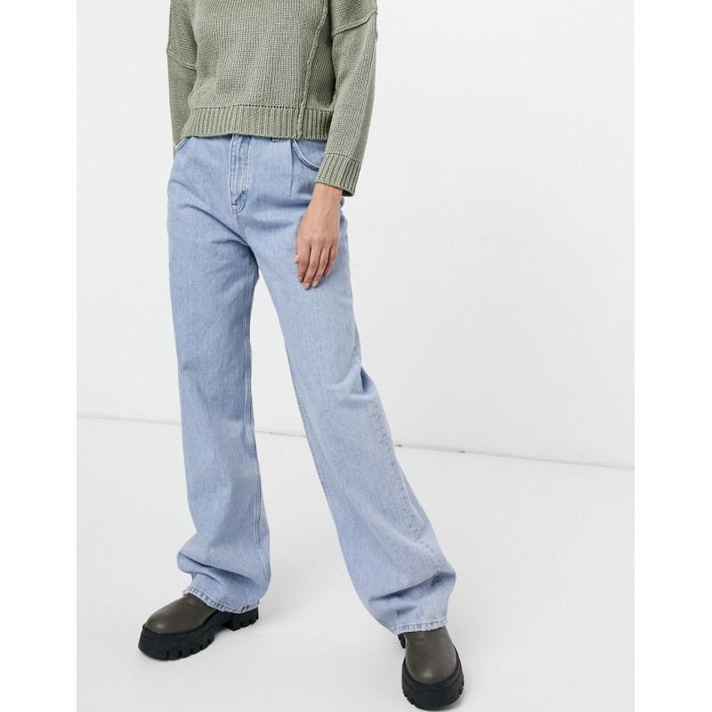 Pull&Bear dad jeans in blue