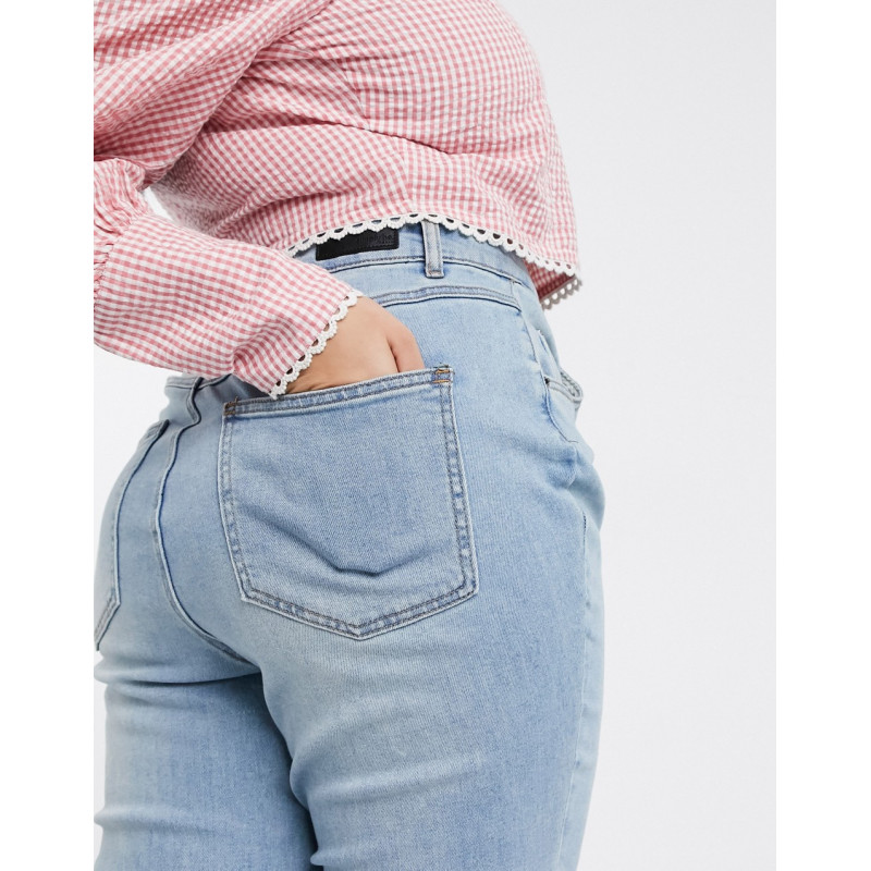 Simply Be demi mom jeans in...