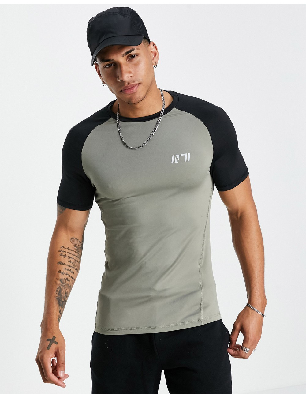 New Look sport t-shirt in...