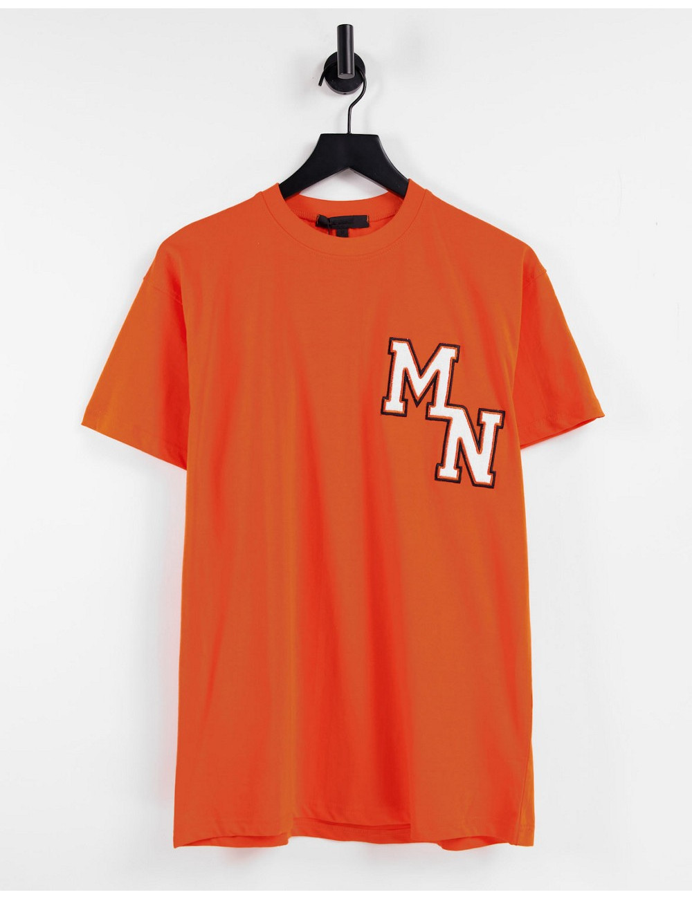 Mennace t-shirt in orange...