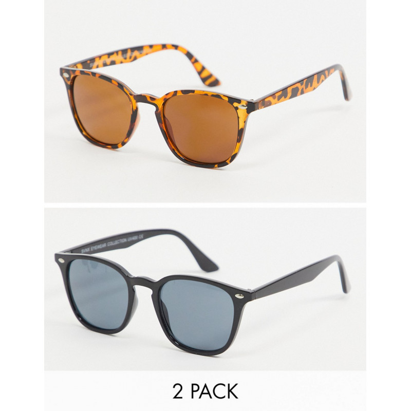 SVNX 2 pack sunglasses in...