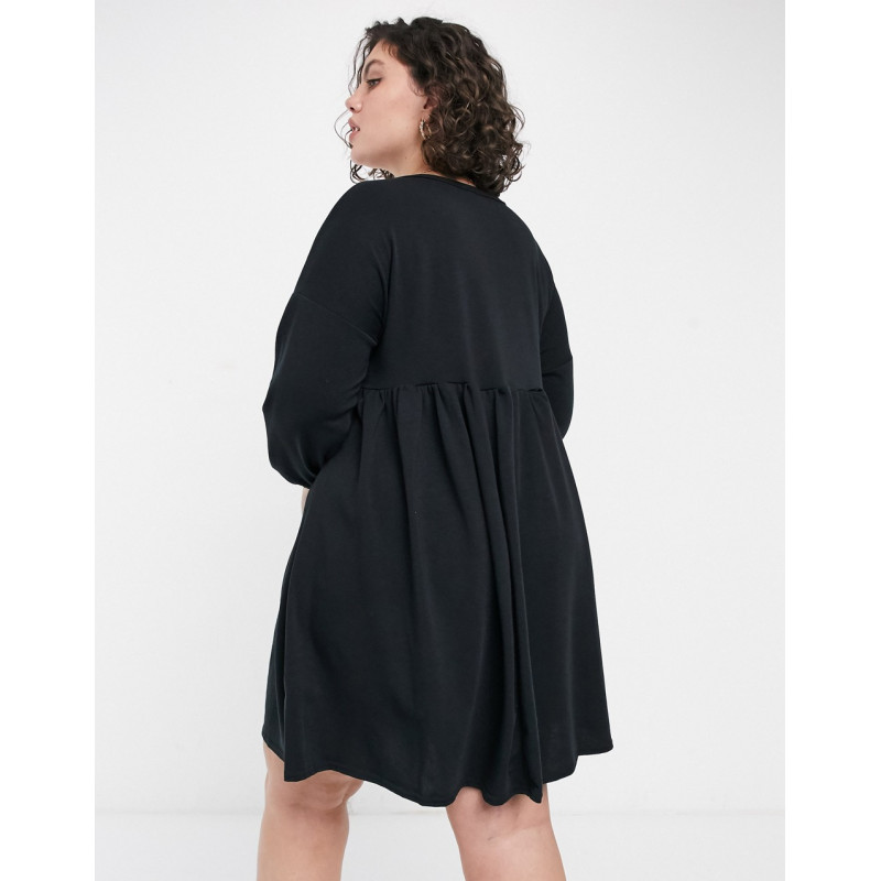 Yours smock sweat dress in...