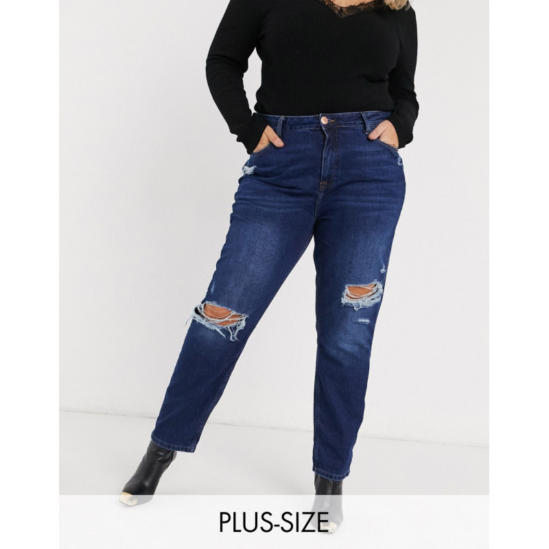River Island Plus mom jeans...