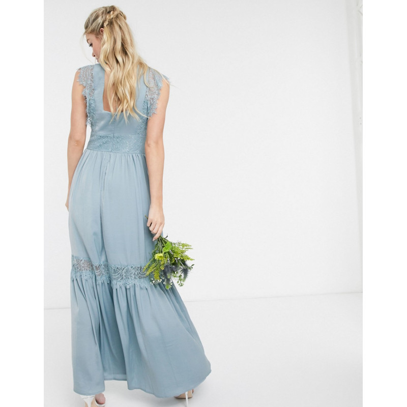 Y.A.S maxi dress with lace...
