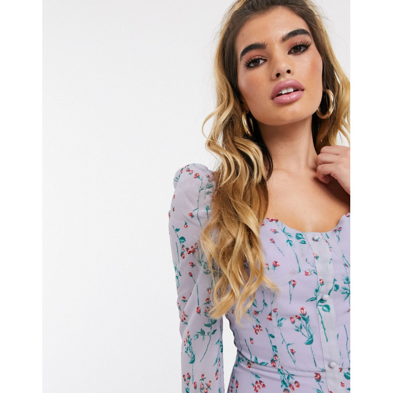 Missguided square neck...