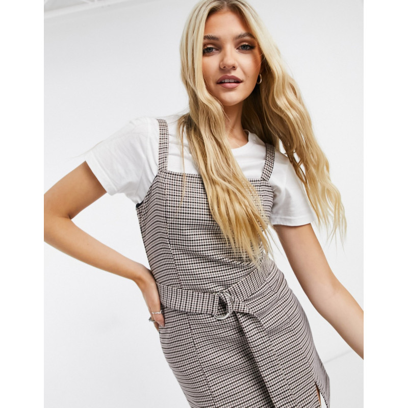 Pull&Bear belted dress with...