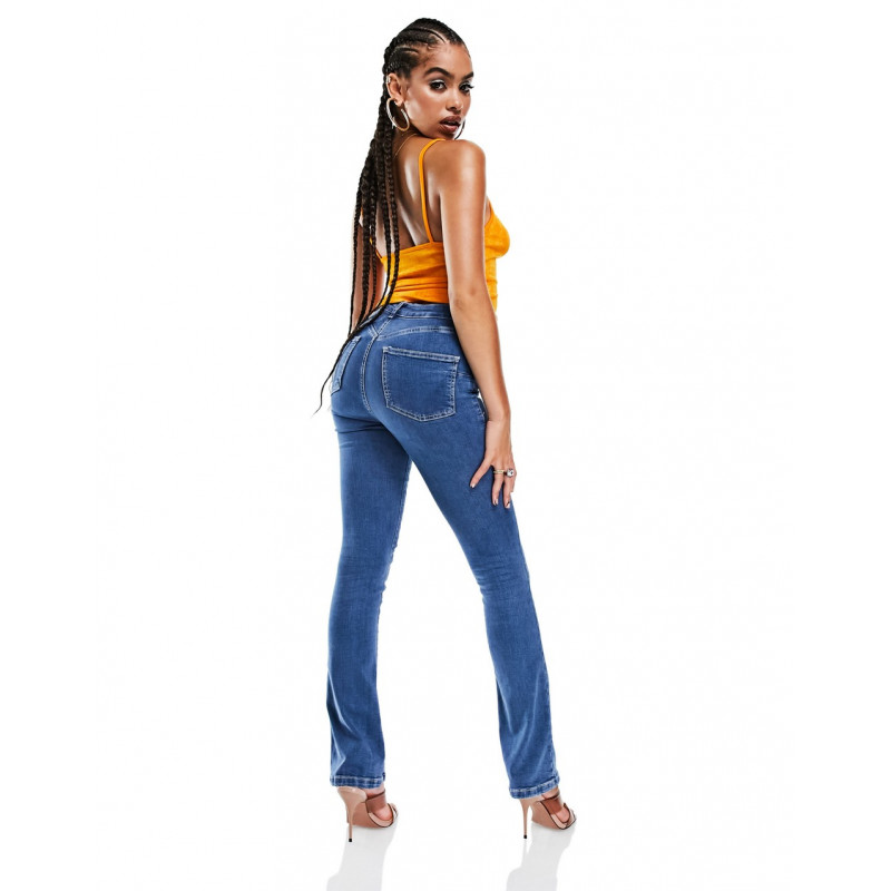ASYOU bootleg jeans in blue
