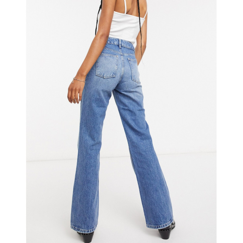 Topshop flared jeans in mid...