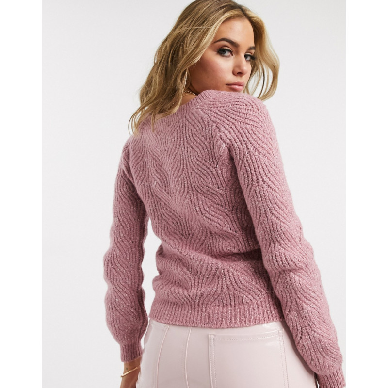 Lipsy cable knit jumper in...