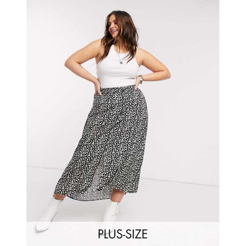 Only Curve maxi skirt with...