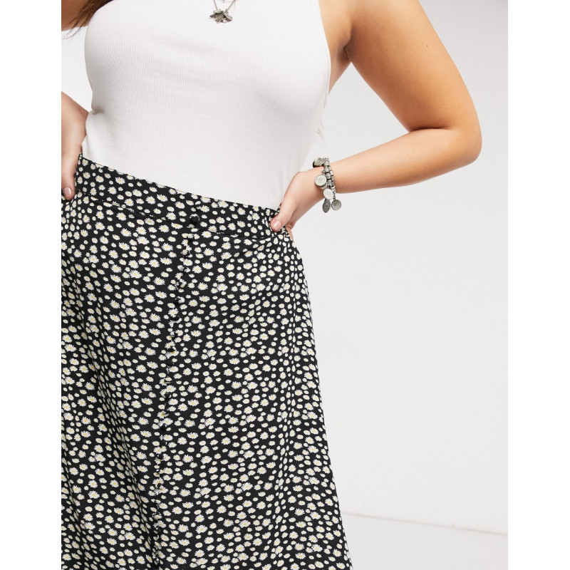 Only Curve maxi skirt with...