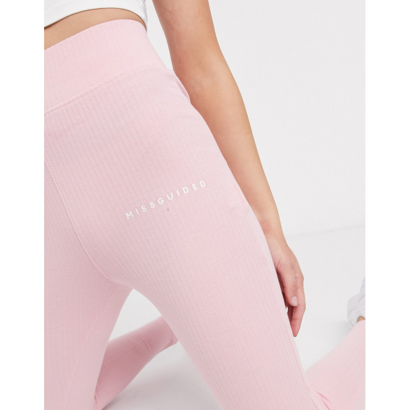 Missguided ribbed legging...