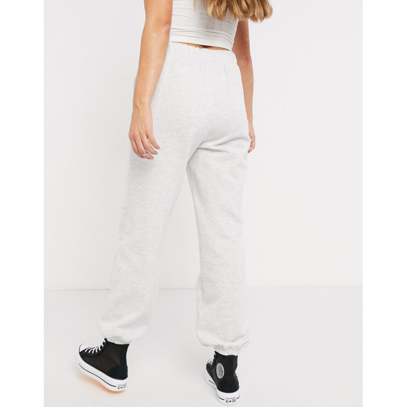 Topshop brushed joggers in...