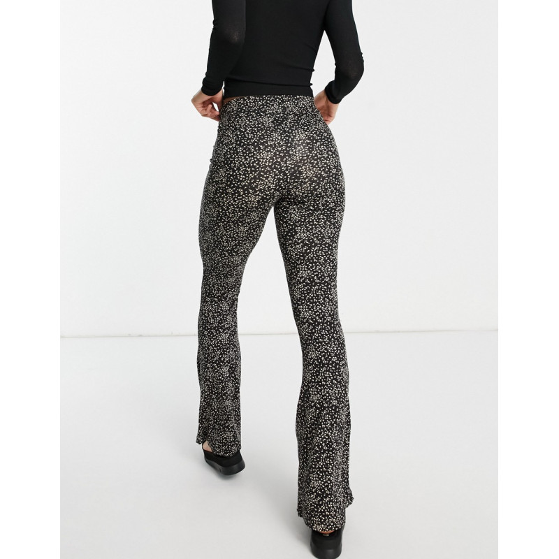 Topshop flared trousers in...