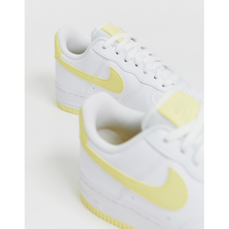 Nike White And Yellow Air...