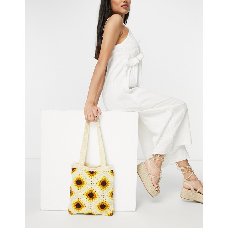 ASOS DESIGN shopper bag in...