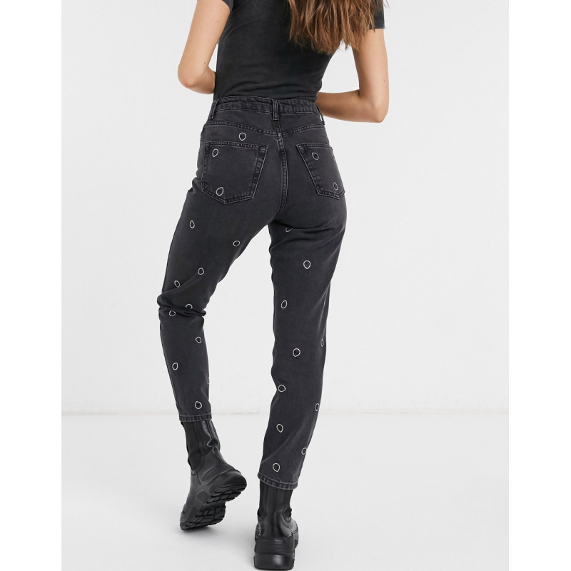 Topshop mom jeans with...