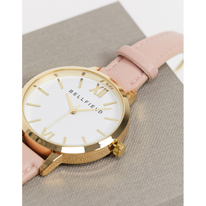 Bellfield watch with pink...