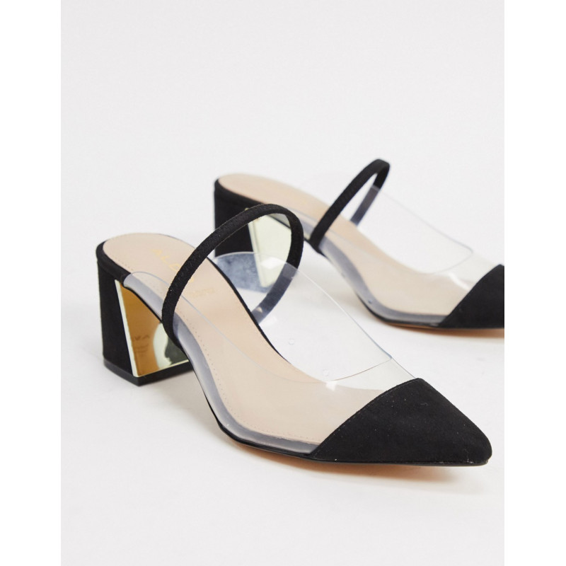 Aldo mid heel clear pointed...