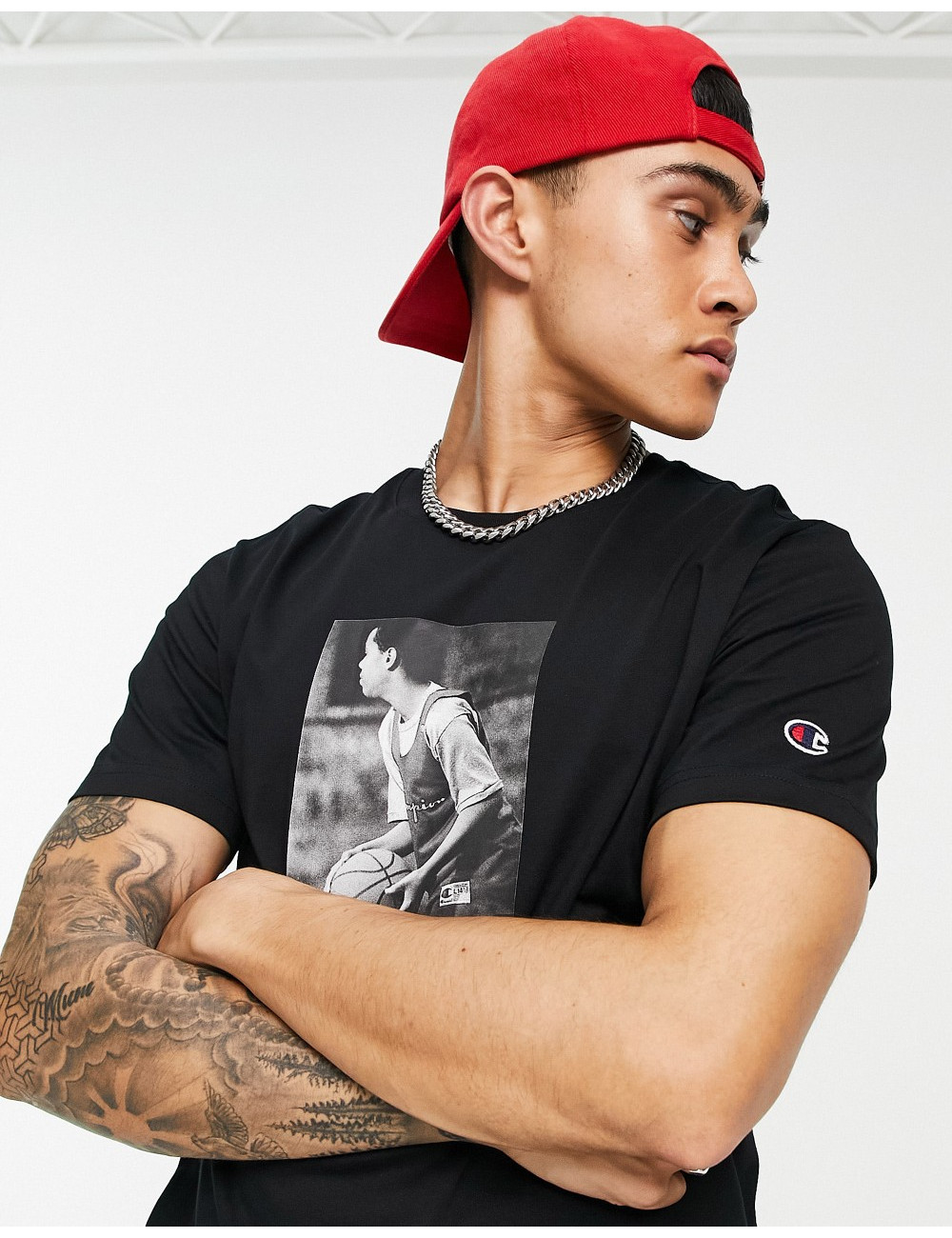 Champion graphic t-shirt in...