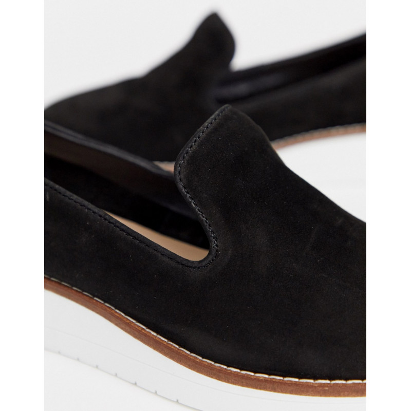 Aldo leather flat loafers