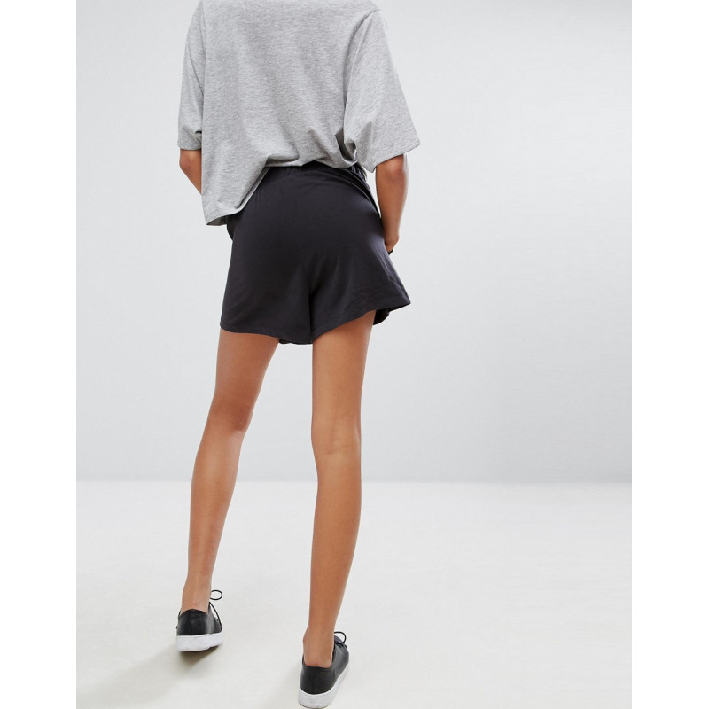 Monki cupro relaxed shorts...