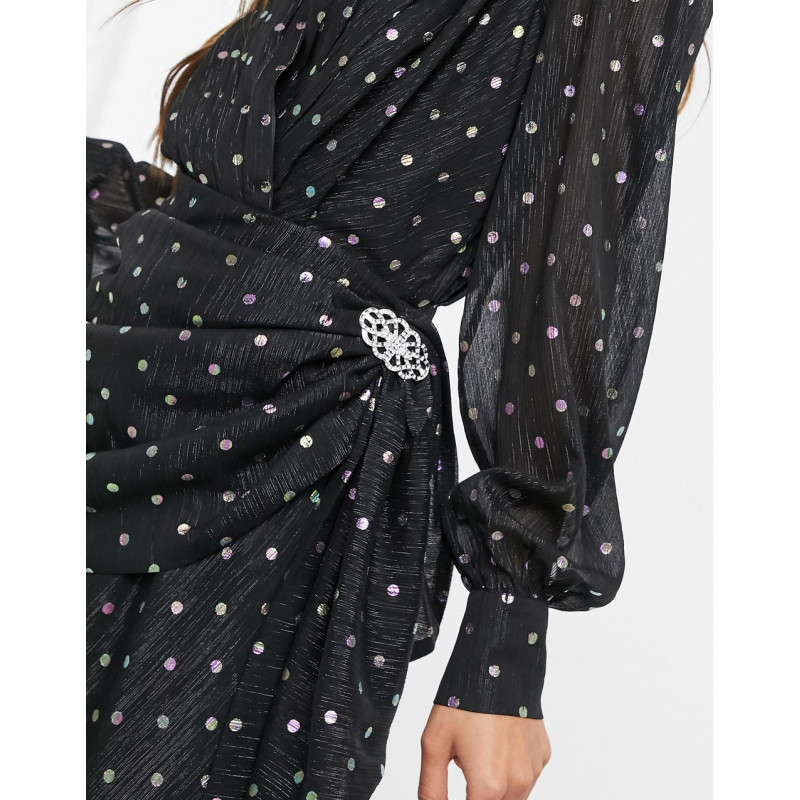 Forever U polka dot wrap...