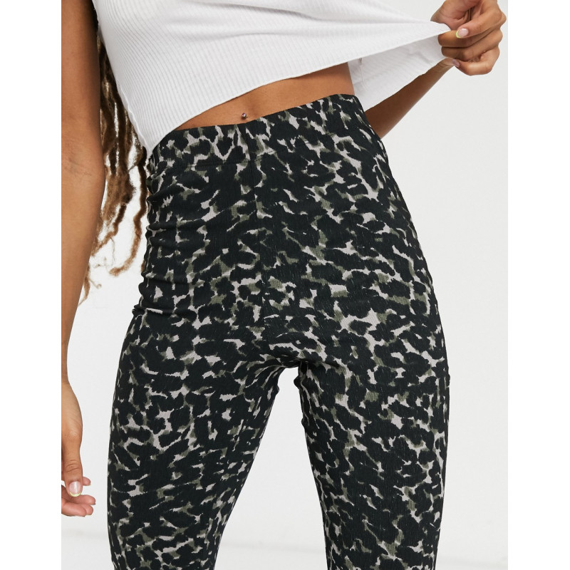 Topshop camo flare trousers...