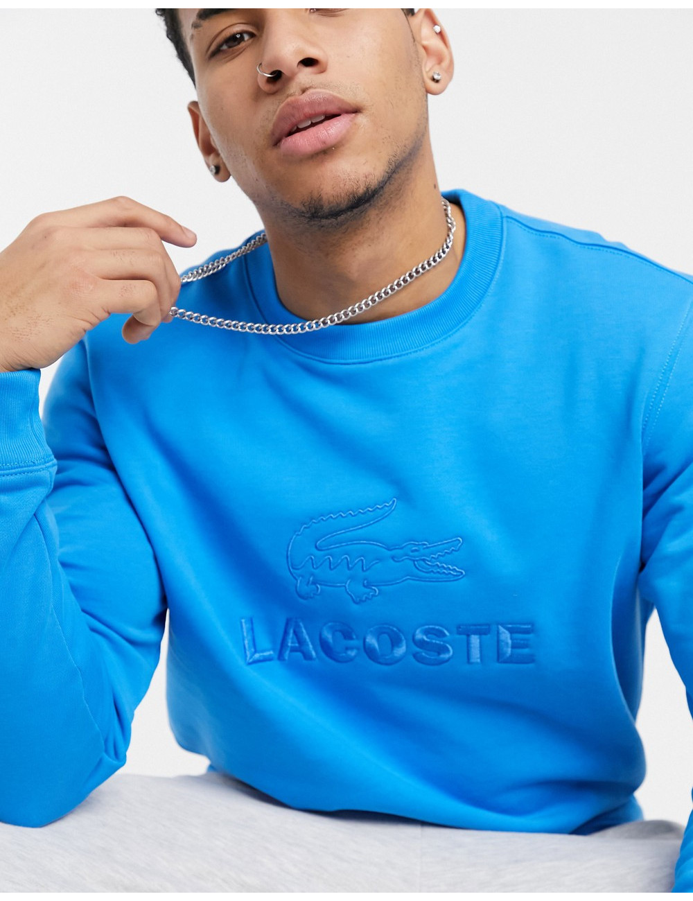 Lacoste embroidered logo...