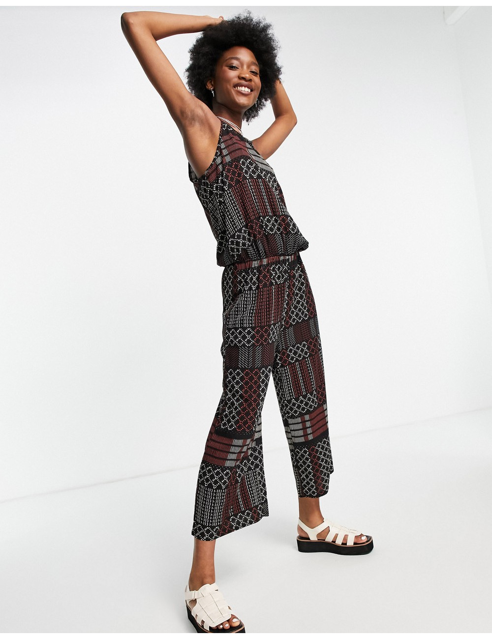 JDY printed jumpsuit with...