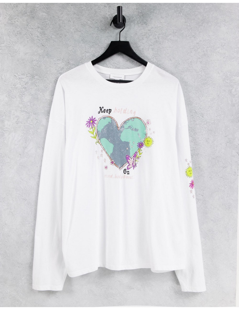 Topshop heart our planet...