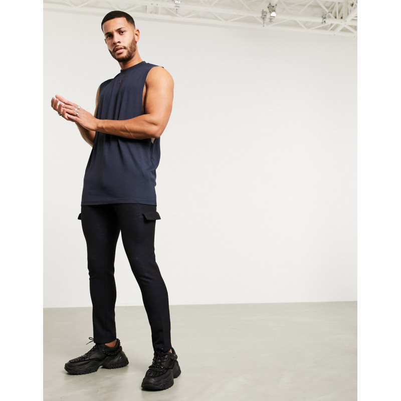ASOS EDITION relaxed logo vest