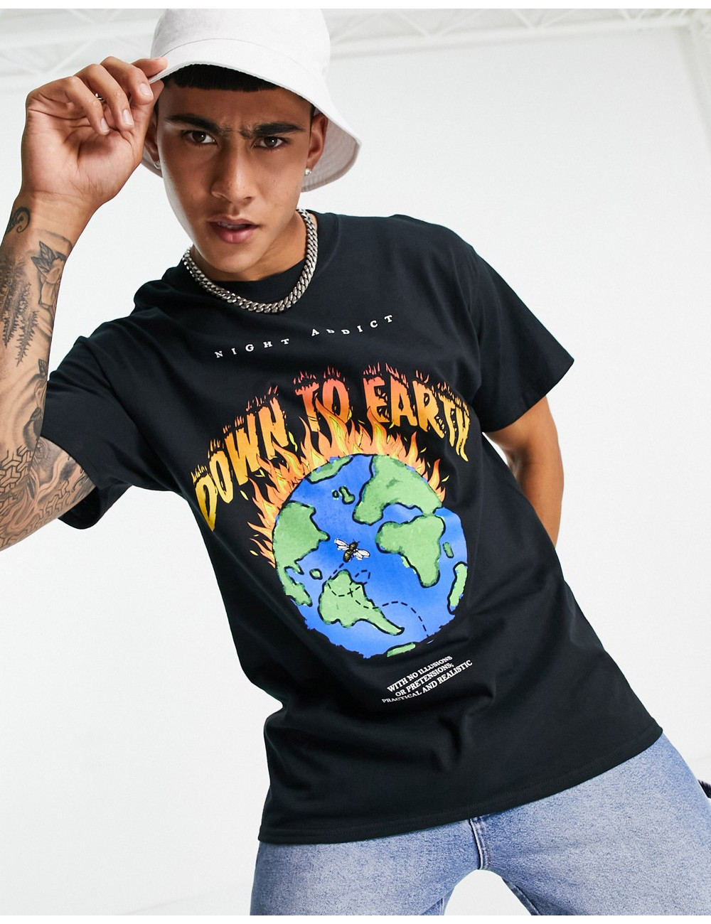 Night Addict earth t-shirt...