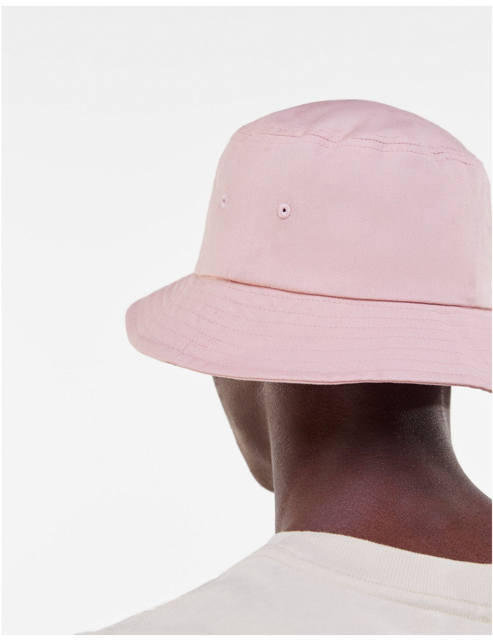 Bershka bucket hat in pink