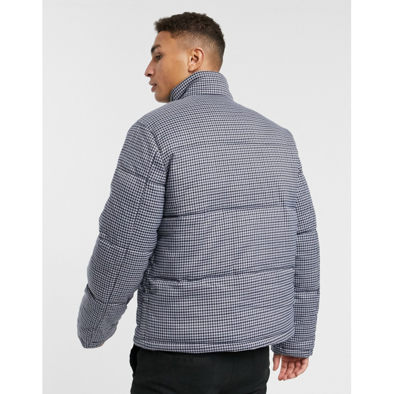New Look checked puffer jacket