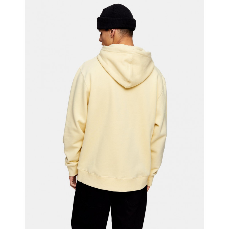 Topman hoodie in yellow