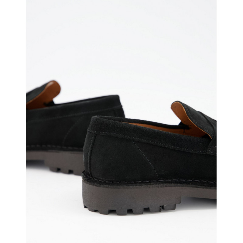 Selected Homme suede penny...