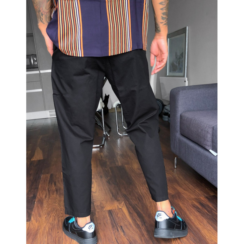 Nicce Coln chinos in black
