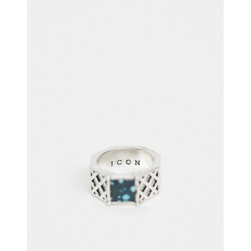 Icon Brand hexagonal ring...